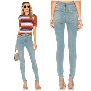 Free People High Rise Long And Lean Skinny Jeans